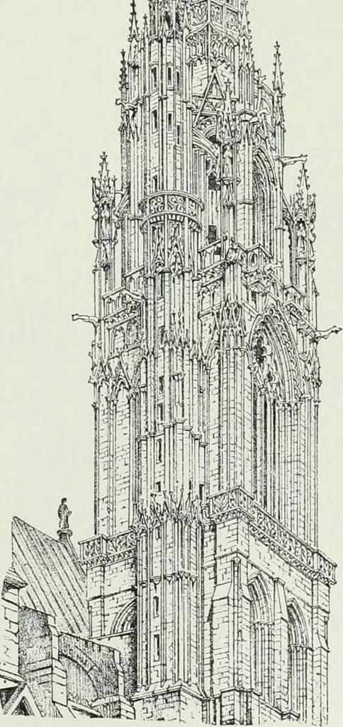 An illustration from A dictionary of architecture and building; biographical, historical and descriptive, 1901, leaf 351