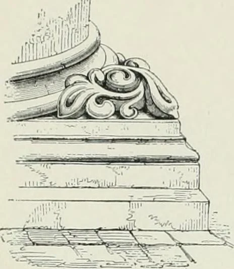An illustration from A dictionary of architecture and building; biographical, historical and descriptive, 1901, leaf 353