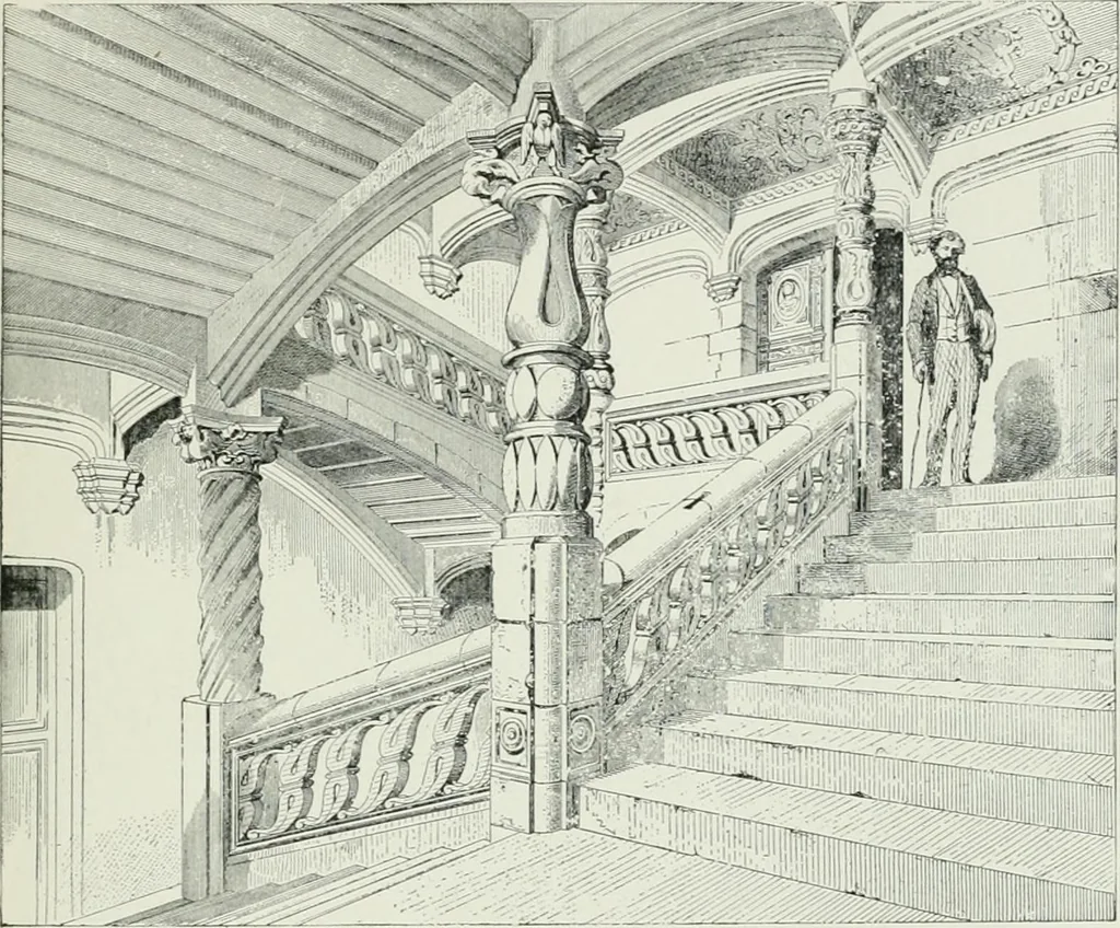An illustration from A dictionary of architecture and building; biographical, historical and descriptive, 1901, leaf 361