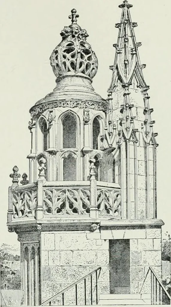 An illustration from A dictionary of architecture and building; biographical, historical and descriptive, 1901, leaf 365