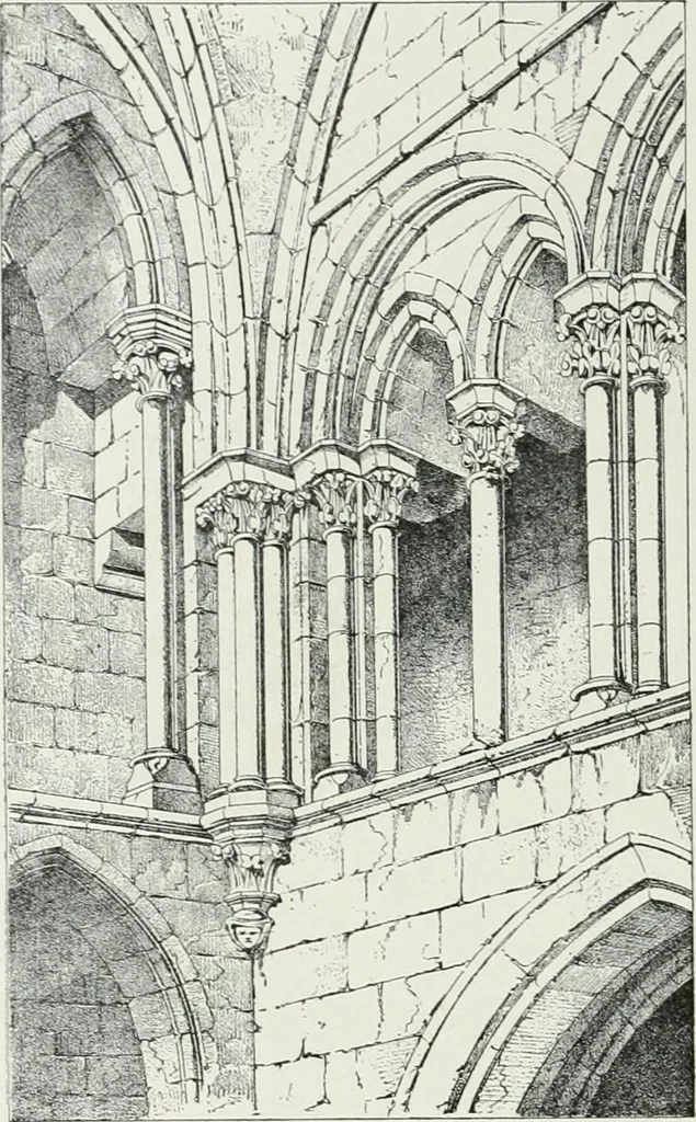 An illustration from A dictionary of architecture and building; biographical, historical and descriptive, 1901, leaf 388