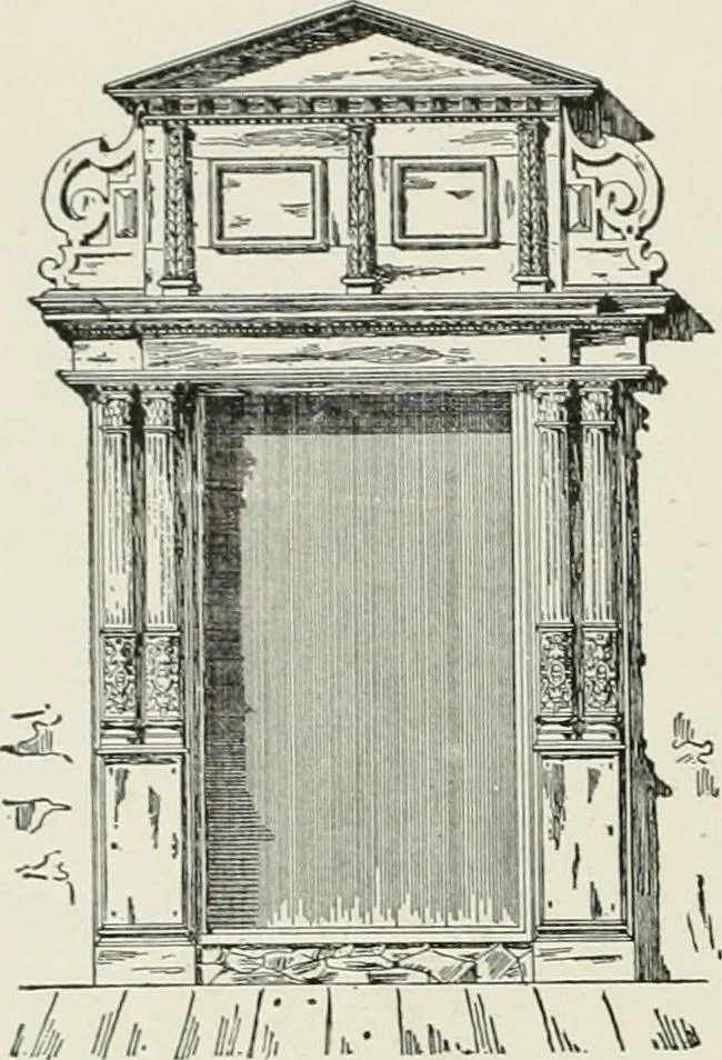 An illustration from A dictionary of architecture and building; biographical, historical and descriptive, 1901, leaf 40