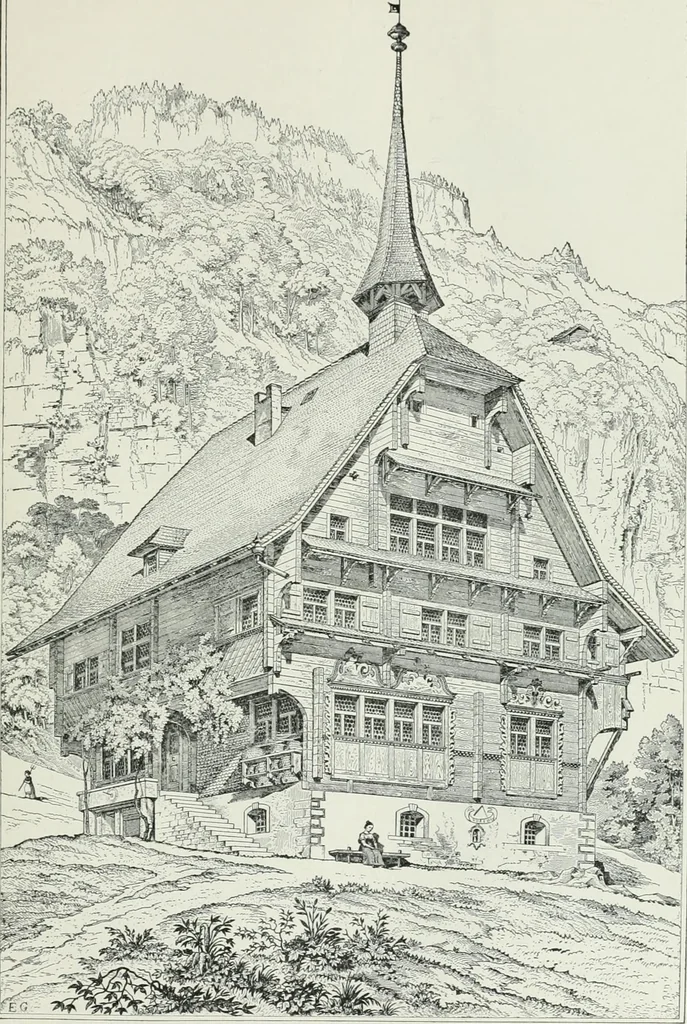 An illustration from A dictionary of architecture and building; biographical, historical and descriptive, 1901, leaf 413