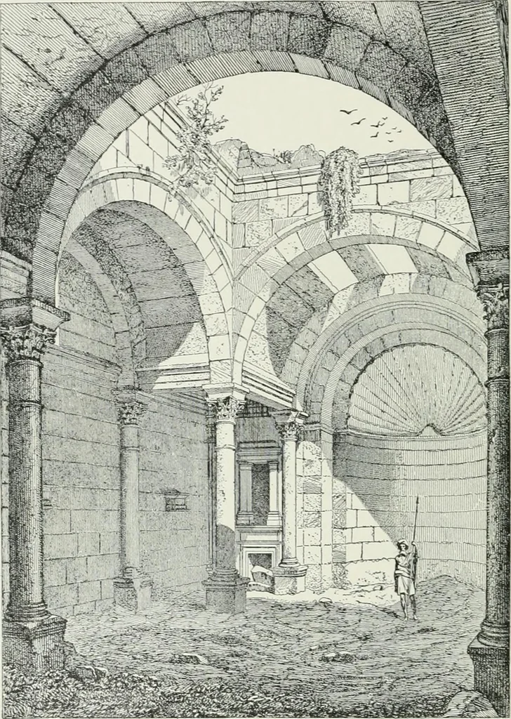 An illustration from A dictionary of architecture and building; biographical, historical and descriptive, 1901, leaf 420