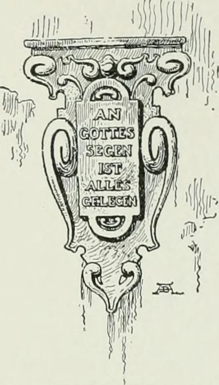 An illustration from A dictionary of architecture and building; biographical, historical and descriptive, 1901, leaf 437