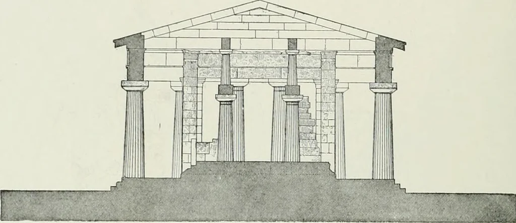 An illustration from A dictionary of architecture and building; biographical, historical and descriptive, 1901, leaf 444