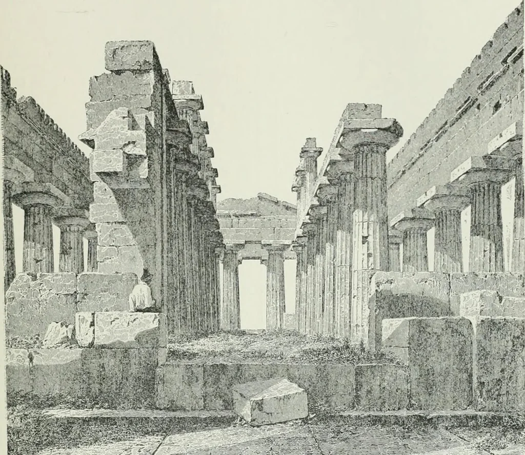 An illustration from A dictionary of architecture and building; biographical, historical and descriptive, 1901, leaf 445