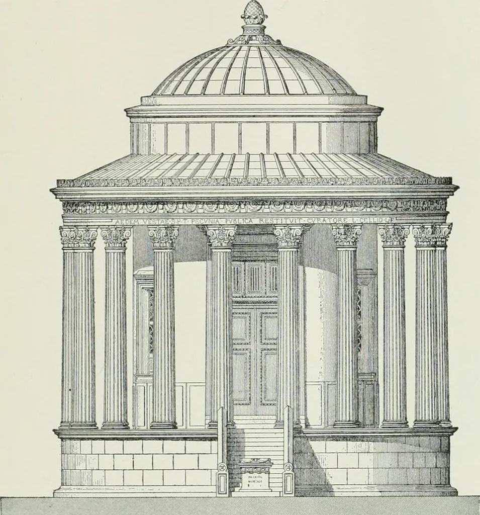 An illustration from A dictionary of architecture and building; biographical, historical and descriptive, 1901, leaf 449