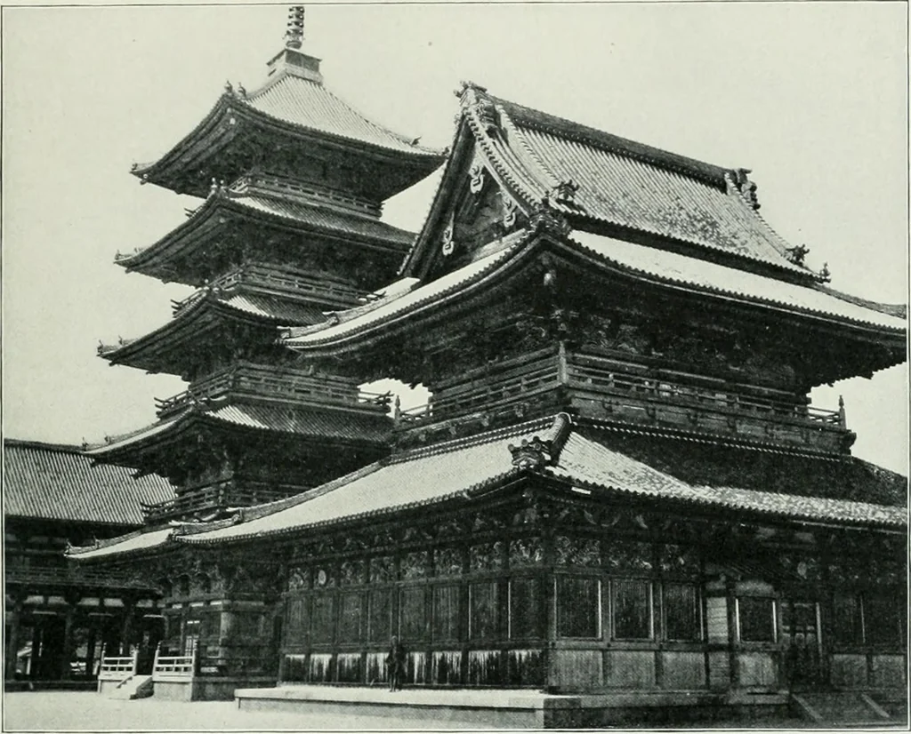 An illustration from A dictionary of architecture and building; biographical, historical and descriptive, 1901, leaf 453