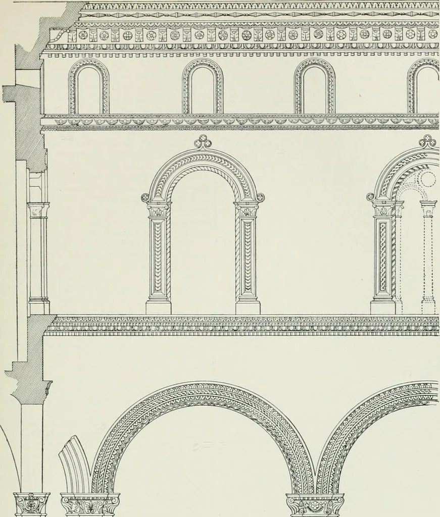 An illustration from A dictionary of architecture and building; biographical, historical and descriptive, 1901, leaf 461
