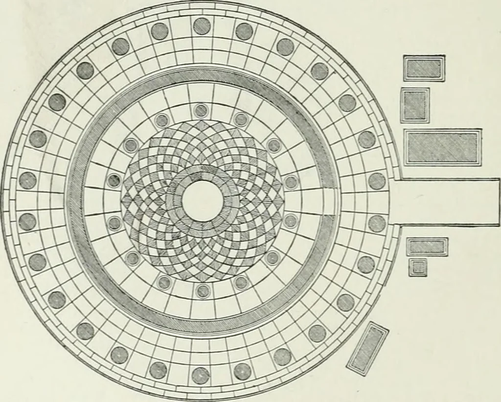 An illustration from A dictionary of architecture and building; biographical, historical and descriptive, 1901, leaf 470
