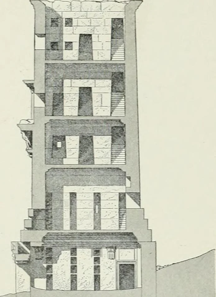An illustration from A dictionary of architecture and building; biographical, historical and descriptive, 1901, leaf 478