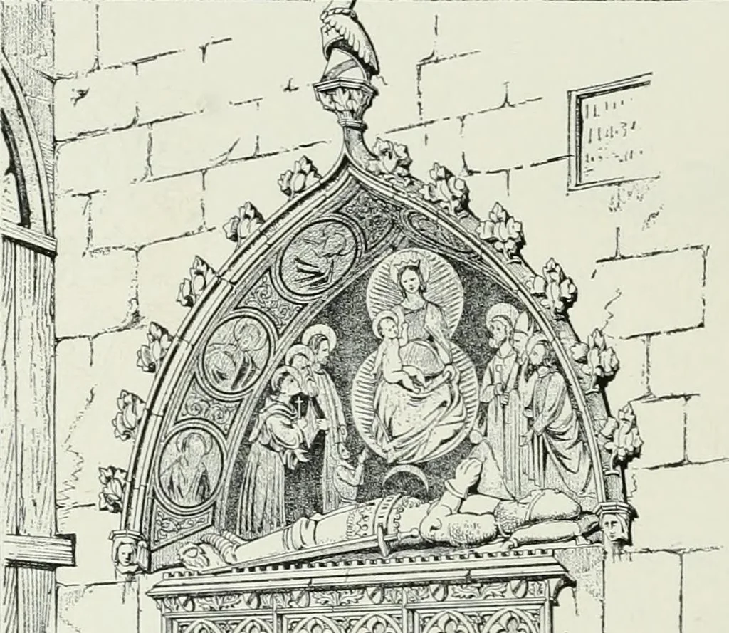 An illustration from A dictionary of architecture and building; biographical, historical and descriptive, 1901, leaf 482