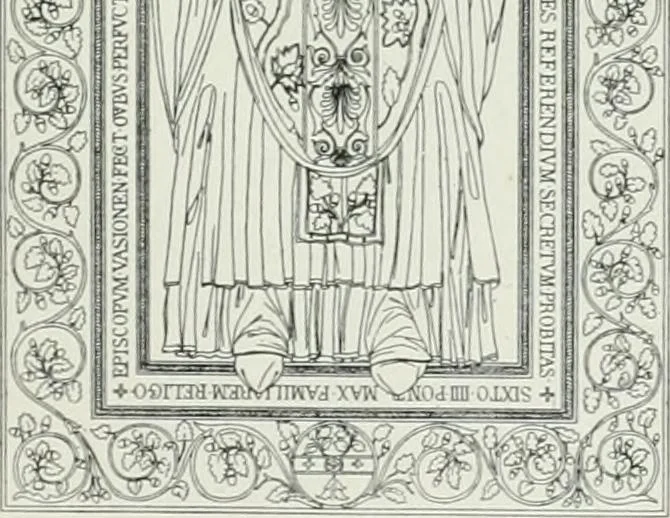 An illustration from A dictionary of architecture and building; biographical, historical and descriptive, 1901, leaf 483
