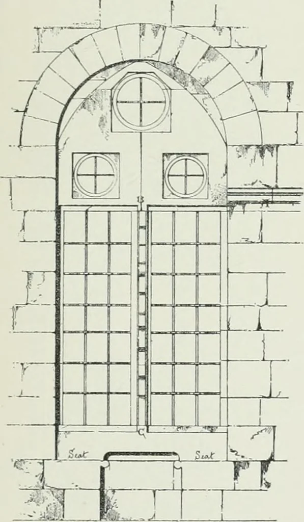 An illustration from A dictionary of architecture and building; biographical, historical and descriptive, 1901, leaf 497