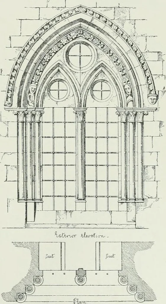 An illustration from A dictionary of architecture and building; biographical, historical and descriptive, 1901, leaf 497