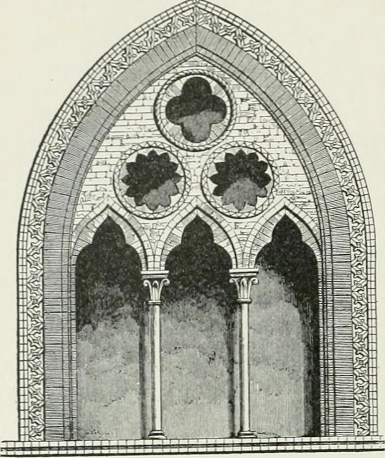 An illustration from A dictionary of architecture and building; biographical, historical and descriptive, 1901, leaf 498