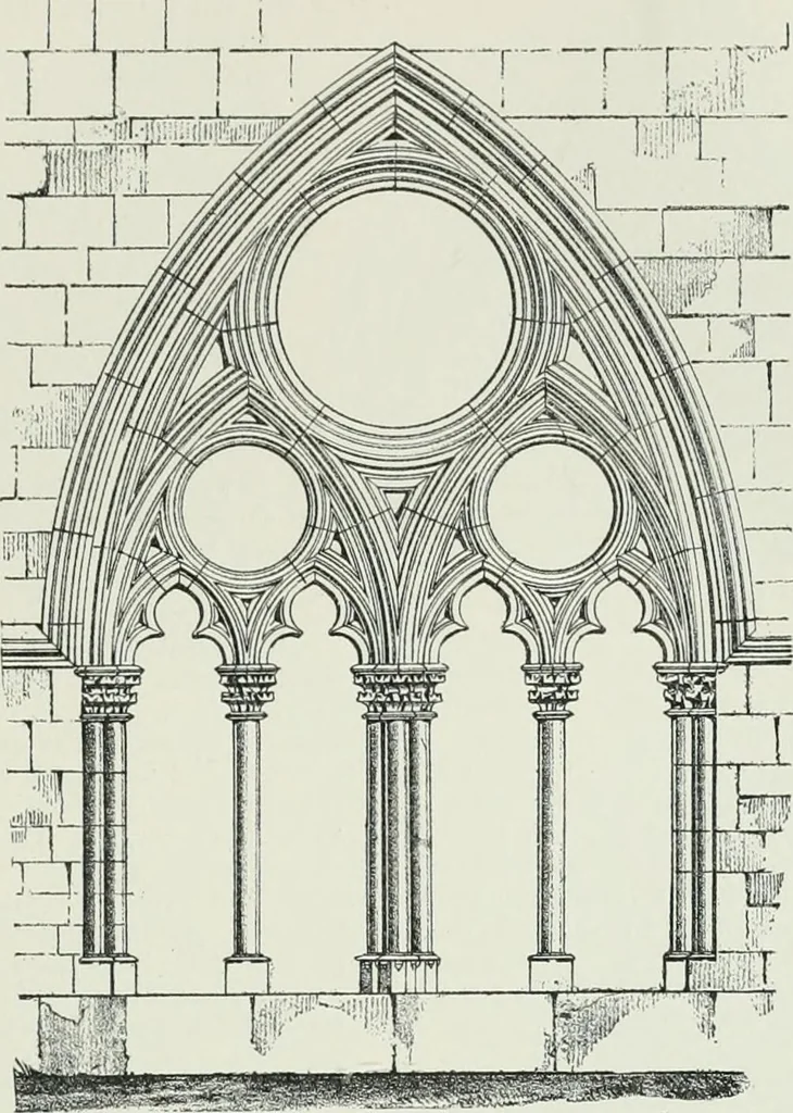 An illustration from A dictionary of architecture and building; biographical, historical and descriptive, 1901, leaf 499