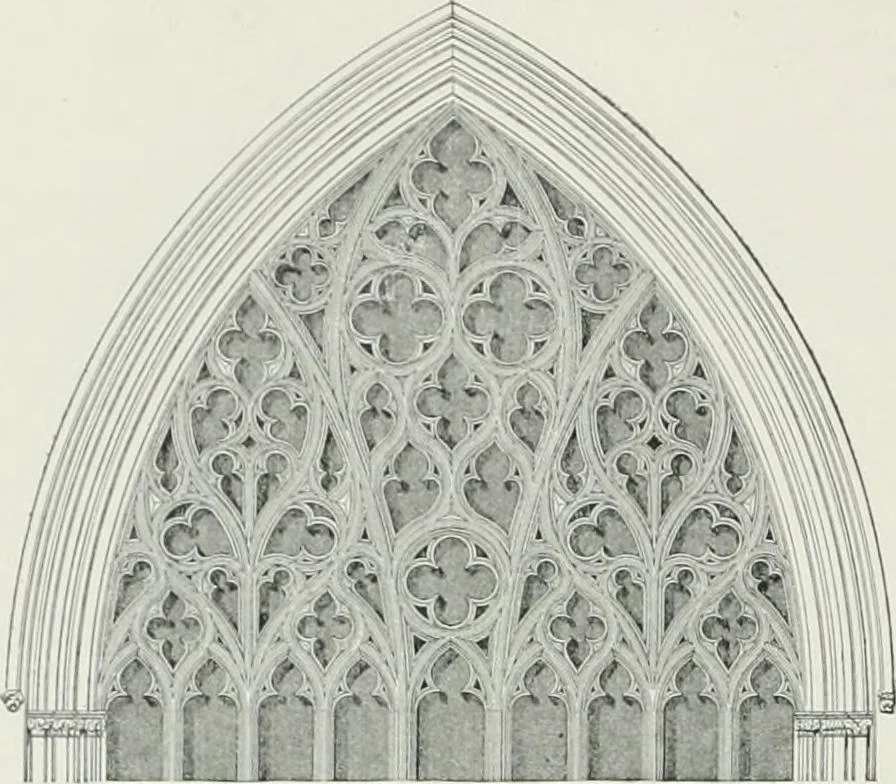 An illustration from A dictionary of architecture and building; biographical, historical and descriptive, 1901, leaf 500
