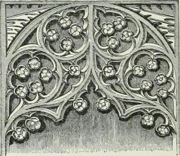An illustration from A dictionary of architecture and building; biographical, historical and descriptive, 1901, leaf 500