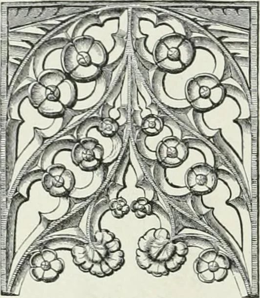 An illustration from A dictionary of architecture and building; biographical, historical and descriptive, 1901, leaf 502