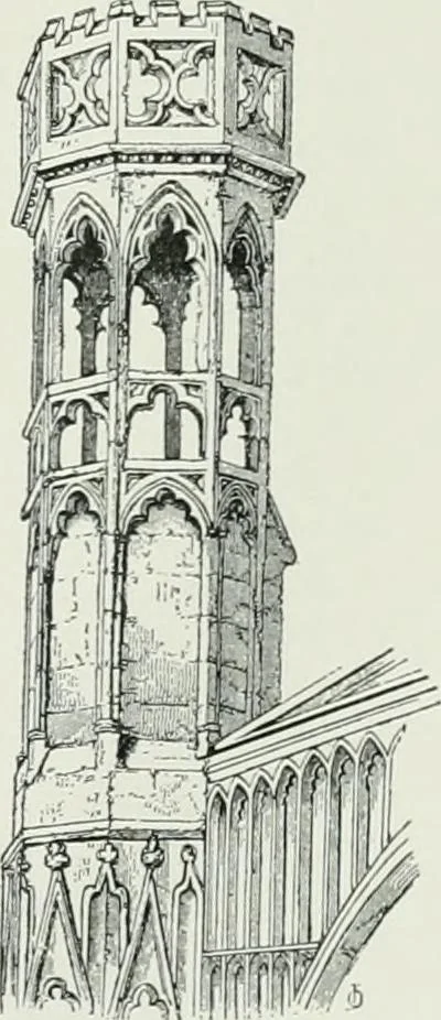 An illustration from A dictionary of architecture and building; biographical, historical and descriptive, 1901, leaf 521