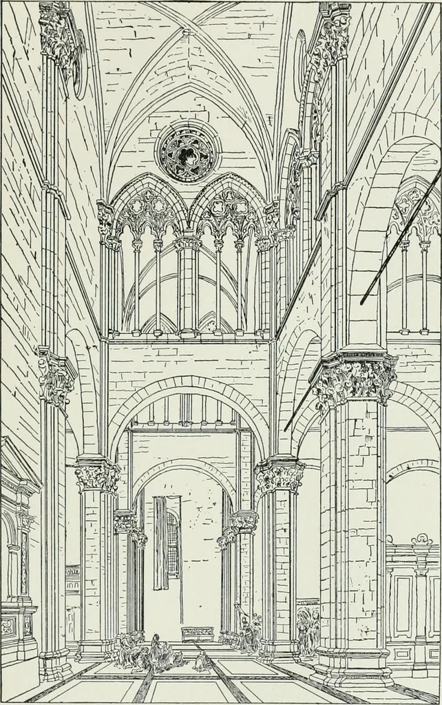 An illustration from A dictionary of architecture and building; biographical, historical and descriptive, 1901, leaf 523