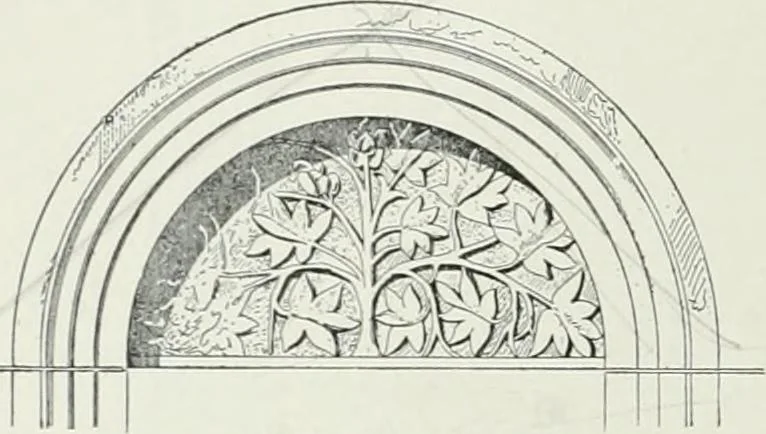 An illustration from A dictionary of architecture and building; biographical, historical and descriptive, 1901, leaf 524