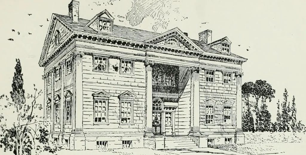 An illustration from A dictionary of architecture and building; biographical, historical and descriptive, 1901, leaf 533