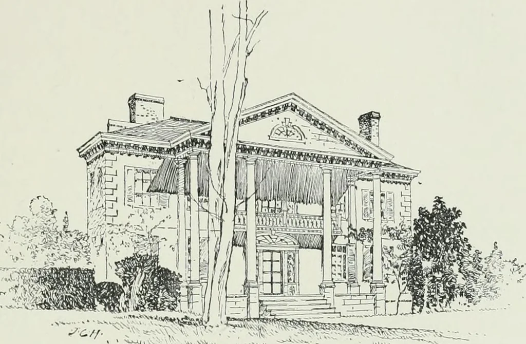 An illustration from A dictionary of architecture and building; biographical, historical and descriptive, 1901, leaf 539