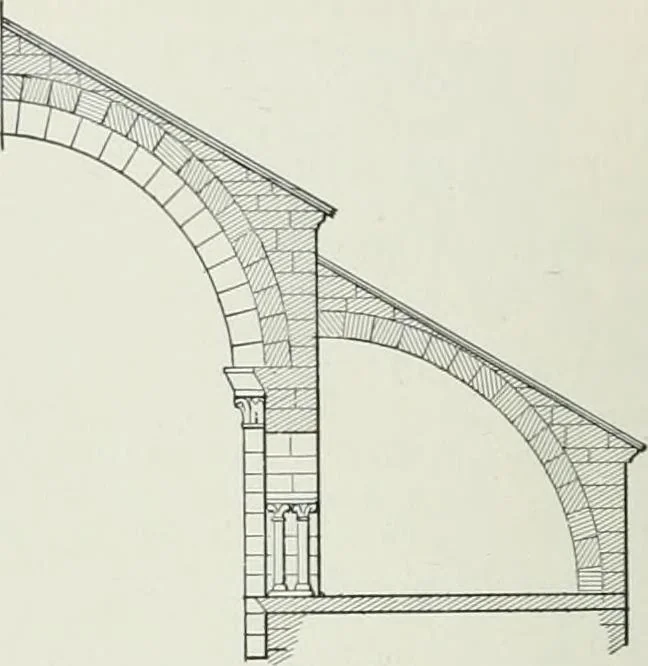 An illustration from A dictionary of architecture and building; biographical, historical and descriptive, 1901, leaf 550