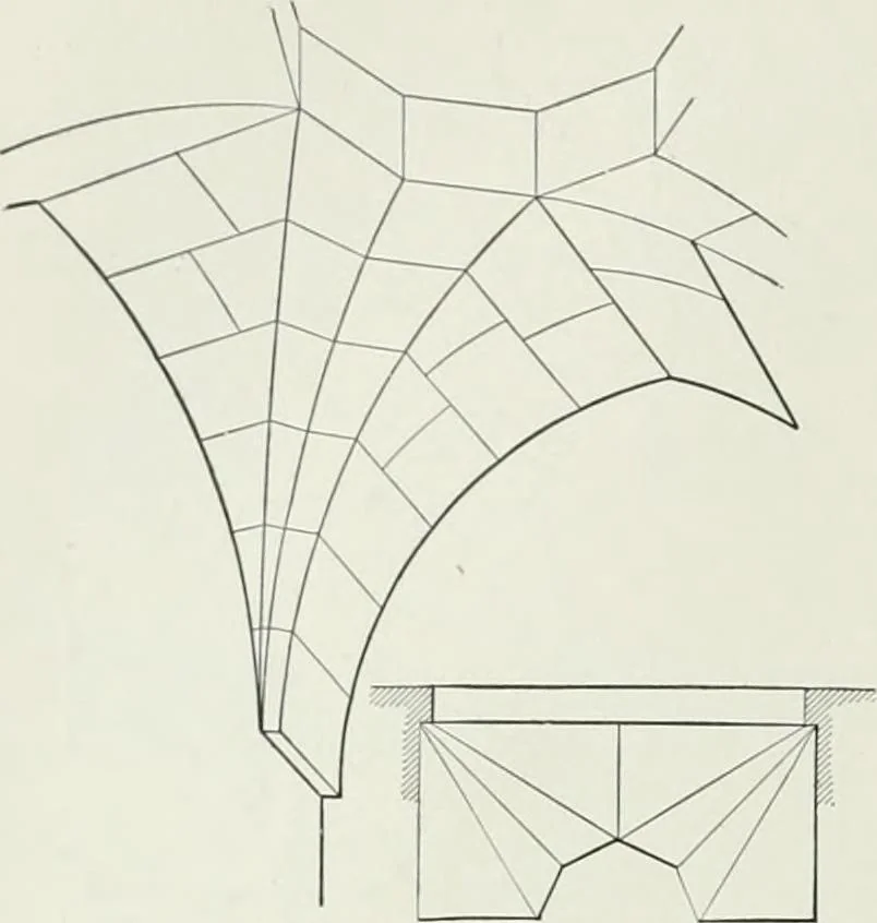 An illustration from A dictionary of architecture and building; biographical, historical and descriptive, 1901, leaf 552