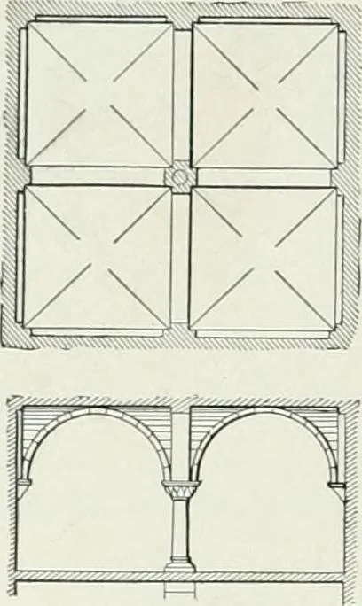 An illustration from A dictionary of architecture and building; biographical, historical and descriptive, 1901, leaf 552