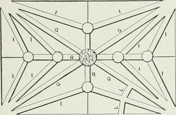 An illustration from A dictionary of architecture and building; biographical, historical and descriptive, 1901, leaf 555
