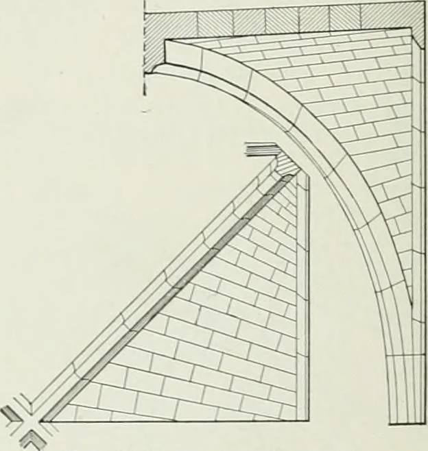 An illustration from A dictionary of architecture and building; biographical, historical and descriptive, 1901, leaf 556