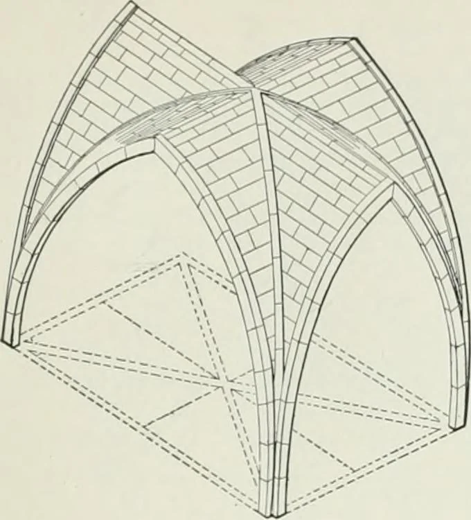 An illustration from A dictionary of architecture and building; biographical, historical and descriptive, 1901, leaf 557