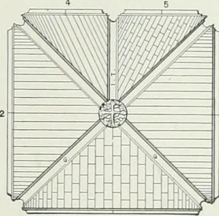 An illustration from A dictionary of architecture and building; biographical, historical and descriptive, 1901, leaf 557