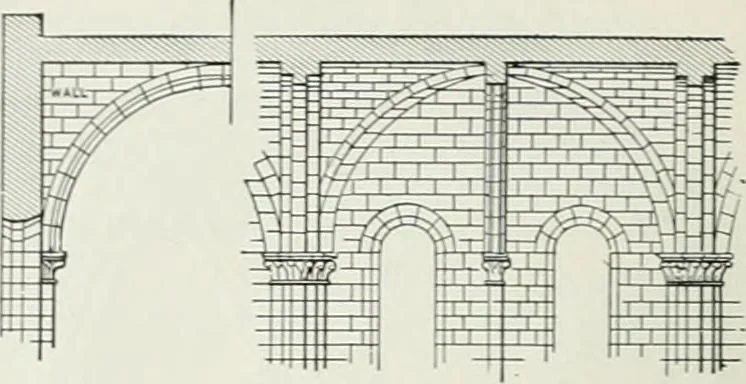 An illustration from A dictionary of architecture and building; biographical, historical and descriptive, 1901, leaf 558