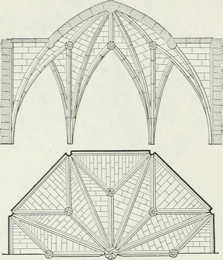 An illustration from A dictionary of architecture and building; biographical, historical and descriptive, 1901, leaf 560