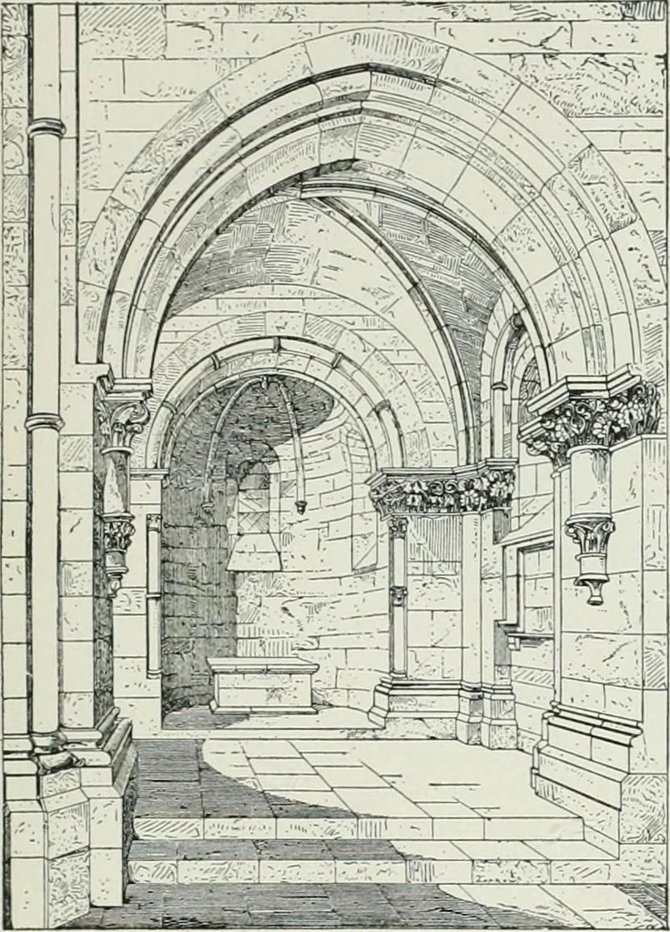 An illustration from A dictionary of architecture and building; biographical, historical and descriptive, 1901, leaf 567
