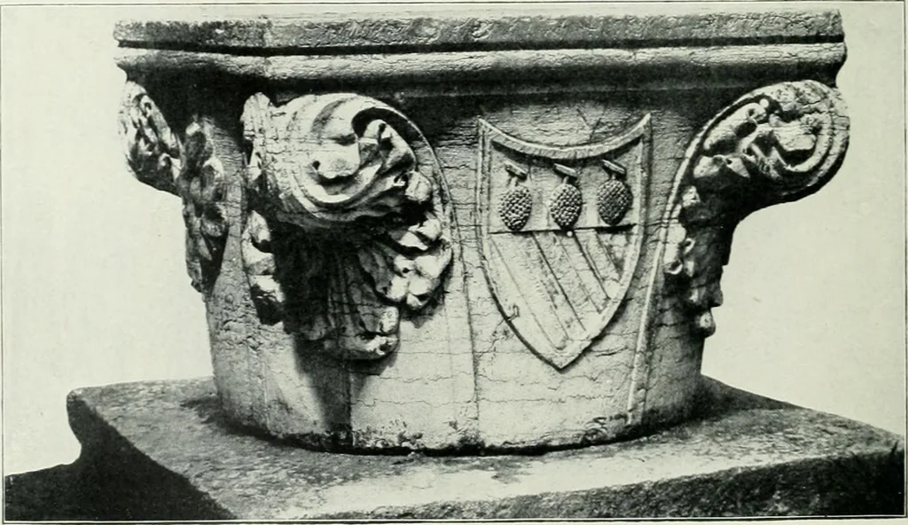 An illustration from A dictionary of architecture and building; biographical, historical and descriptive, 1901, leaf 574