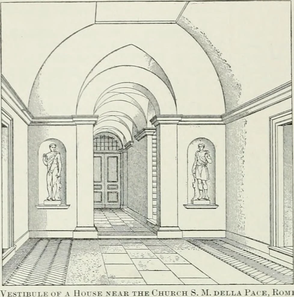 An illustration from A dictionary of architecture and building; biographical, historical and descriptive, 1901, leaf 578