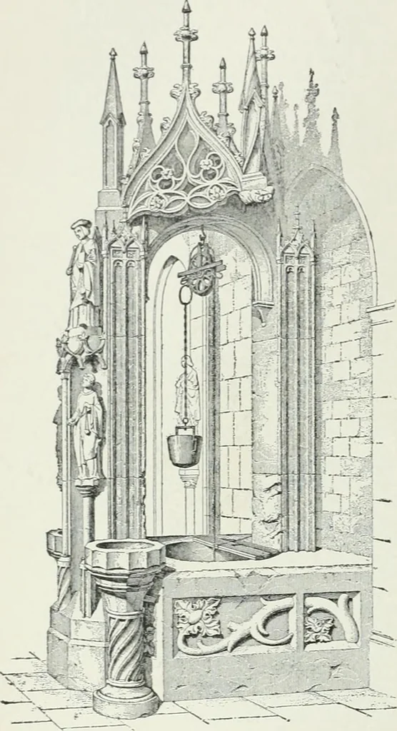 An illustration from A dictionary of architecture and building; biographical, historical and descriptive, 1901, leaf 600