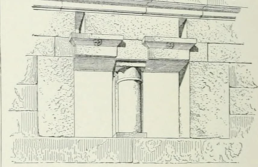 An illustration from A dictionary of architecture and building; biographical, historical and descriptive, 1901, leaf 610
