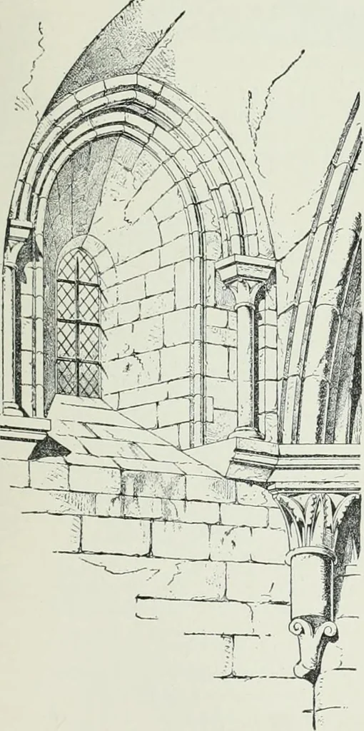An illustration from A dictionary of architecture and building; biographical, historical and descriptive, 1901, leaf 611