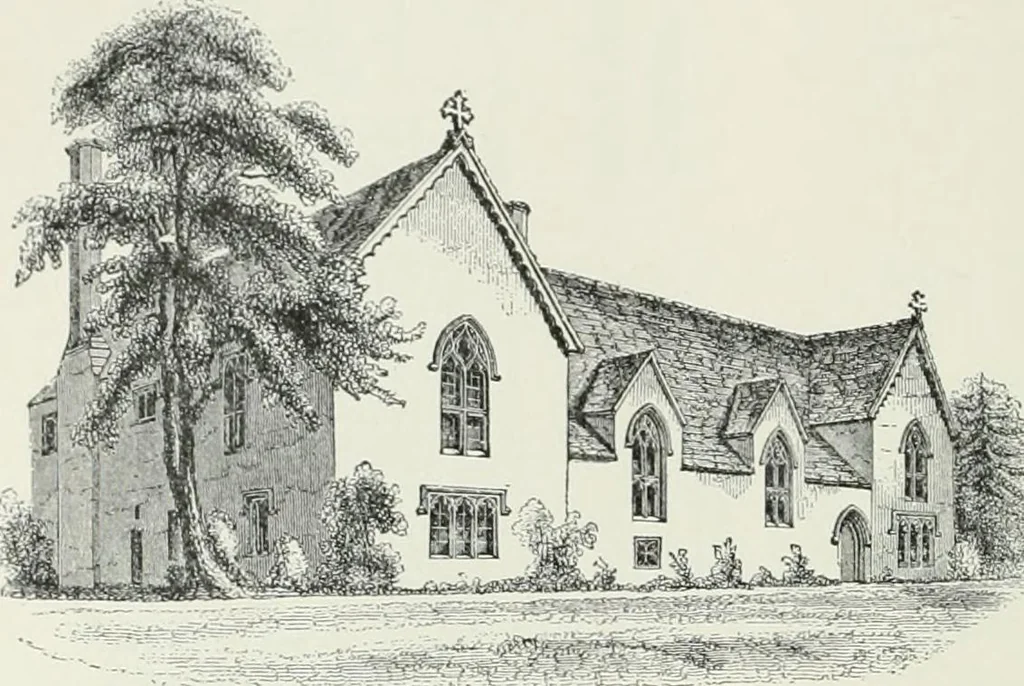 An illustration from A dictionary of architecture and building; biographical, historical and descriptive, 1901, leaf 616