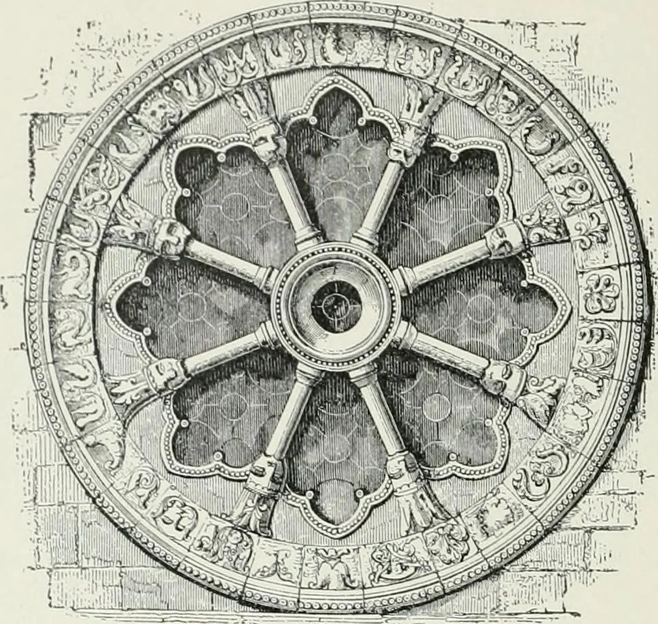An illustration from A dictionary of architecture and building; biographical, historical and descriptive, 1901, leaf 632