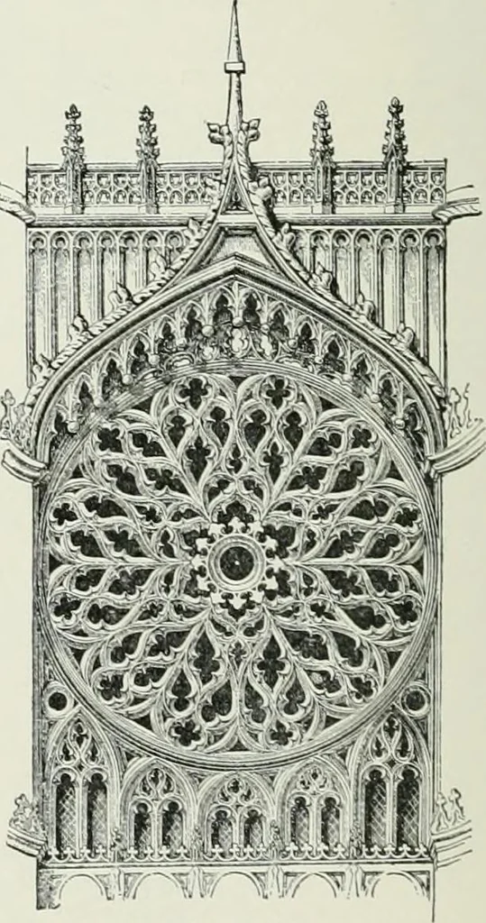 An illustration from A dictionary of architecture and building; biographical, historical and descriptive, 1901, leaf 632