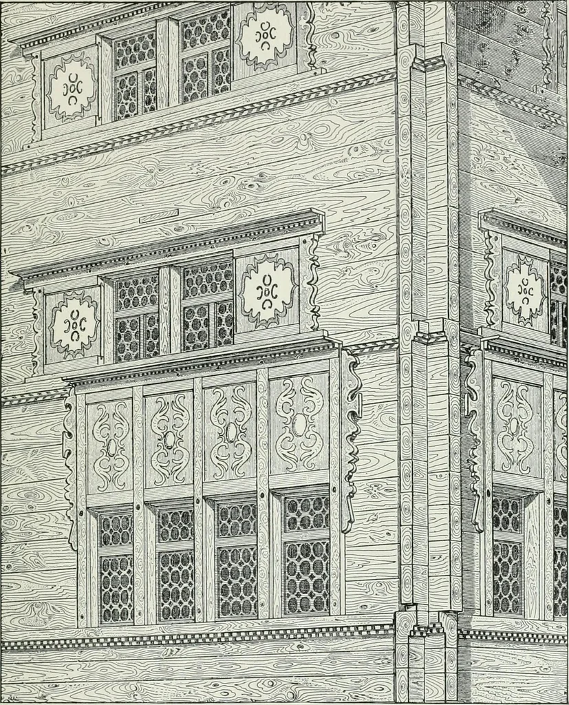An illustration from A dictionary of architecture and building; biographical, historical and descriptive, 1901, leaf 643