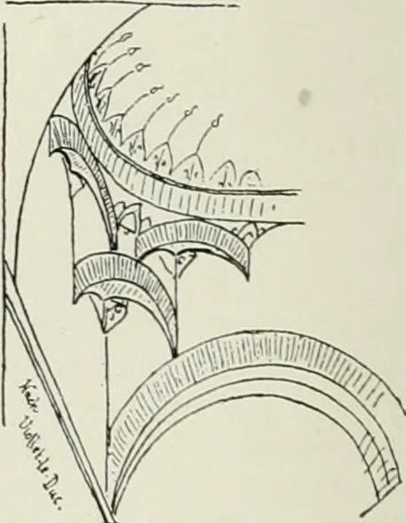 An illustration from A dictionary of architecture and building; biographical, historical and descriptive, 1901, leaf 72